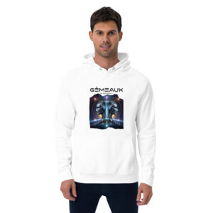 Sweat à capuche écologique Homme – Gémeaux