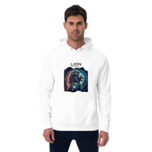 Sweat à capuche écologique Homme – Lion