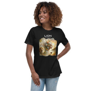 T-shirt Décontracté pour Femme - Lion