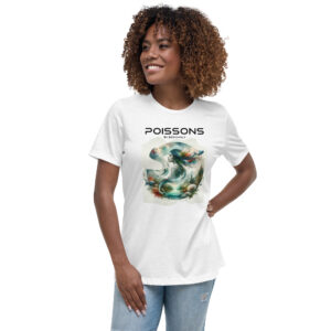 T-shirt Décontracté pour Femme - Poissons