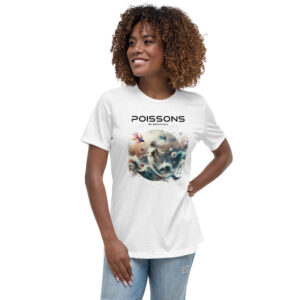 T-shirt Décontracté pour Femme - Poissons