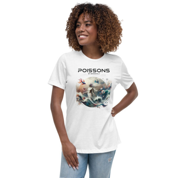 T-shirt Décontracté pour Femme - Poissons