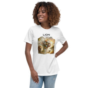 T-shirt Décontracté pour Femme - Lion