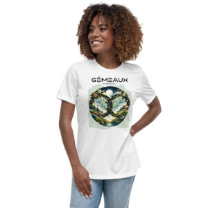 T-shirt Décontracté pour Femme - Gémeaux