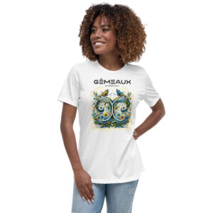 T-shirt Décontracté pour Femme - Gémeaux