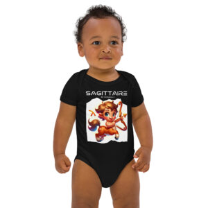 Body en coton bio bébé - Sagittaire
