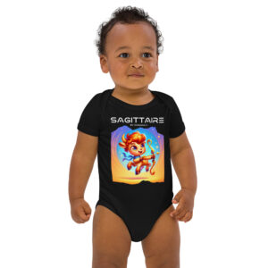 Body en coton bio bébé - Sagittaire