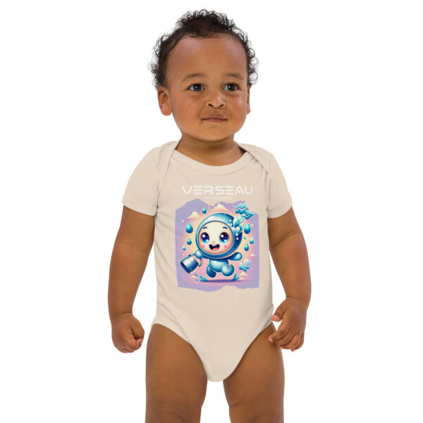 Body bébé personnalisé coton bio verseau