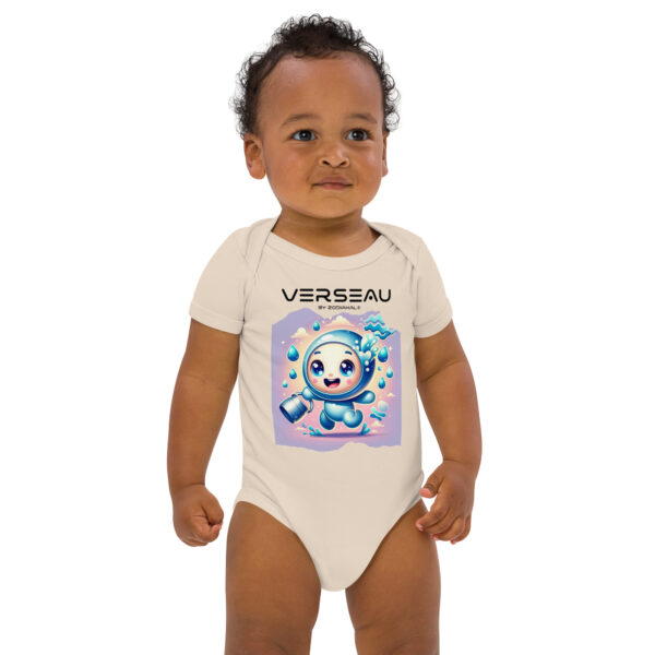 Body bébé personnalisé coton bio verseau