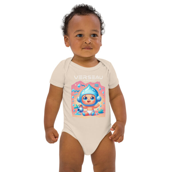 Body bébé personnalisé coton bio verseau