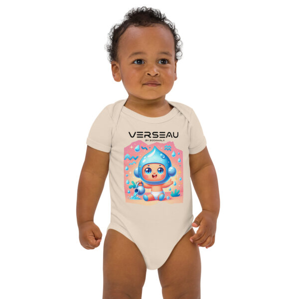 Body bébé personnalisé coton bio verseau