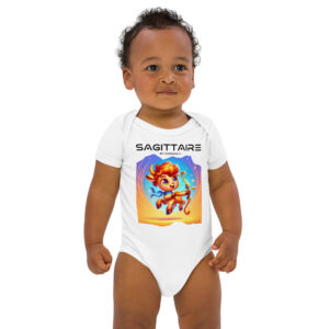 Body en coton bio bébé - Sagittaire