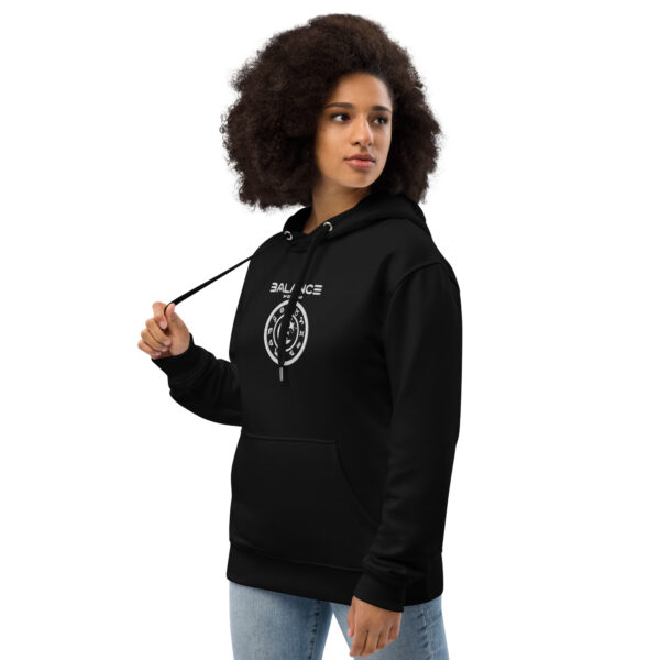 Sweat à capuche Premium Brodé eco friendly – Série Noire | Balance