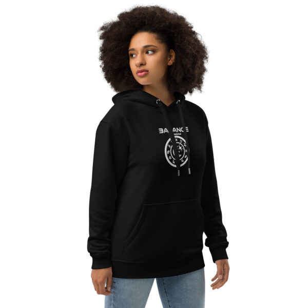Sweat à capuche Premium Brodé eco friendly – Série Noire | Balance