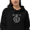 Sweat à capuche Premium Brodé eco friendly - Série Noire | Scorpion