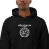 Sweat à capuche Premium Brodé eco friendly – Série Noire | Gémeaux
