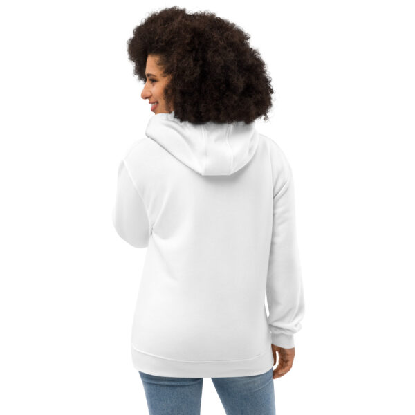 Sweat à capuche Premium Brodé eco friendly – Série Blanche | Vierge
