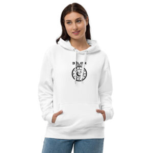 Sweat à capuche Premium Brodé eco friendly – Série Blanche | Bélier