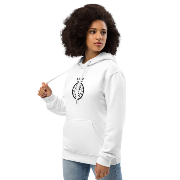 Sweat à capuche Premium Brodé eco friendly – Série Blanche | Lion