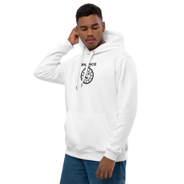 Sweat à capuche Premium Brodé eco friendly – Série Blanche | Balance