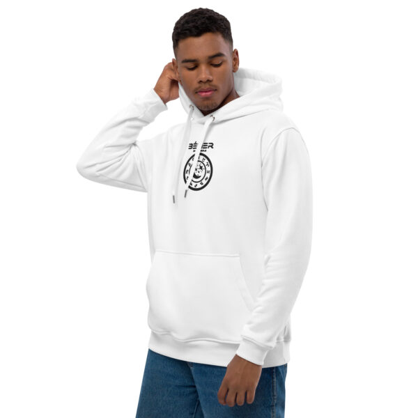 Sweat à capuche Premium Brodé eco friendly – Série Blanche | Bélier