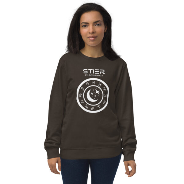 Unisex organic sweatshirt deep charcoal grey front 66e3fa102a8b3.jpg