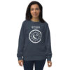 Unisex organic sweatshirt french navy front 66e3fa102b374.jpg