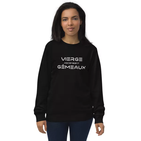 Unisex organic sweatshirt black front 671bbae6beb18.jpg