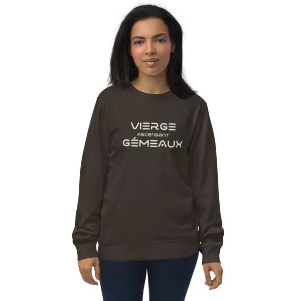 Unisex organic sweatshirt deep charcoal grey front 671bbae6c6c09.jpg