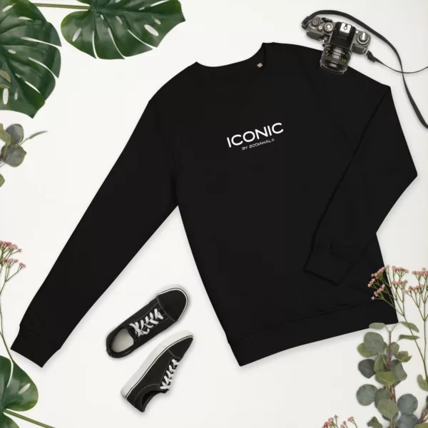Unisex organic sweatshirt black front 2 67f91fea09de2.jpg
